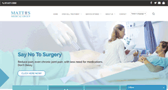 Desktop Screenshot of mattosmedicalgroup.com
